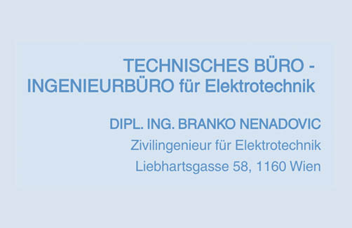 Clan Udruzenja srpskih privrednika u Austriji _ TECHNISCHES BÜRO - INGENIEURBÜRO für Elektrotechnik